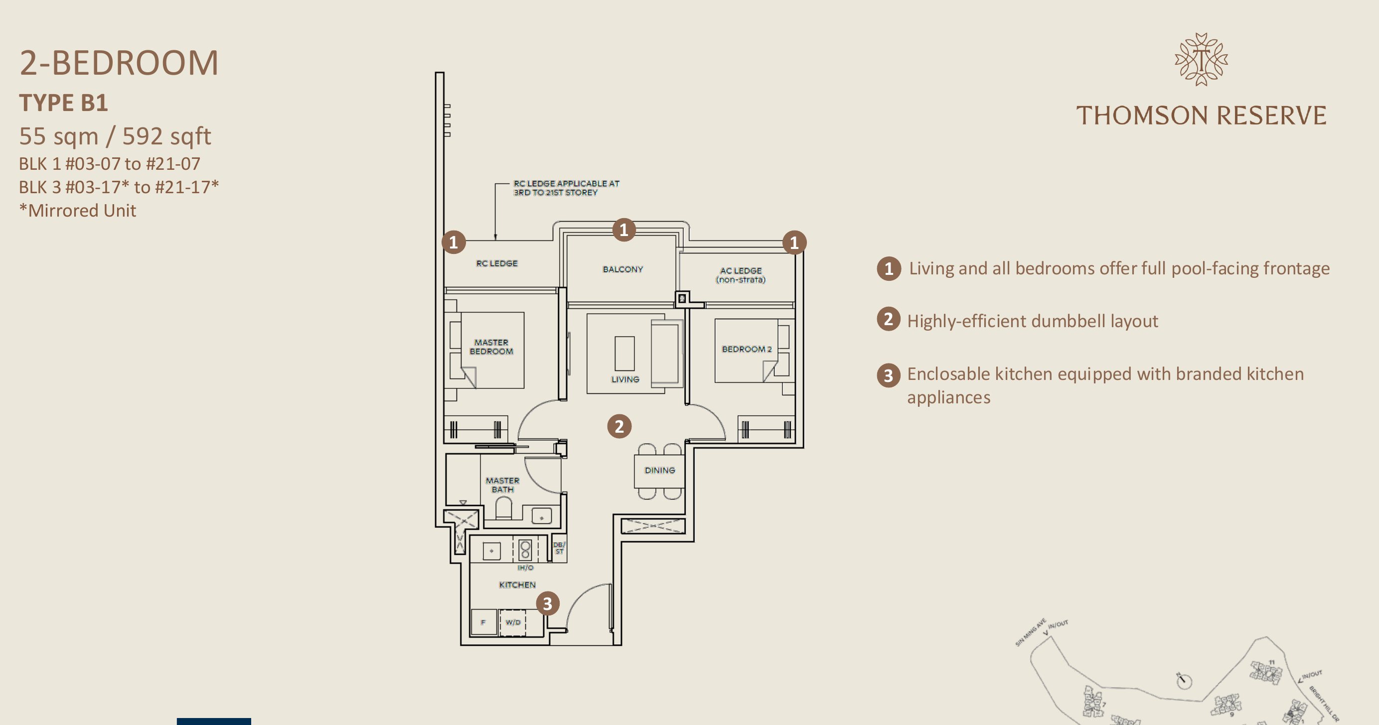 Floor plan type B1
