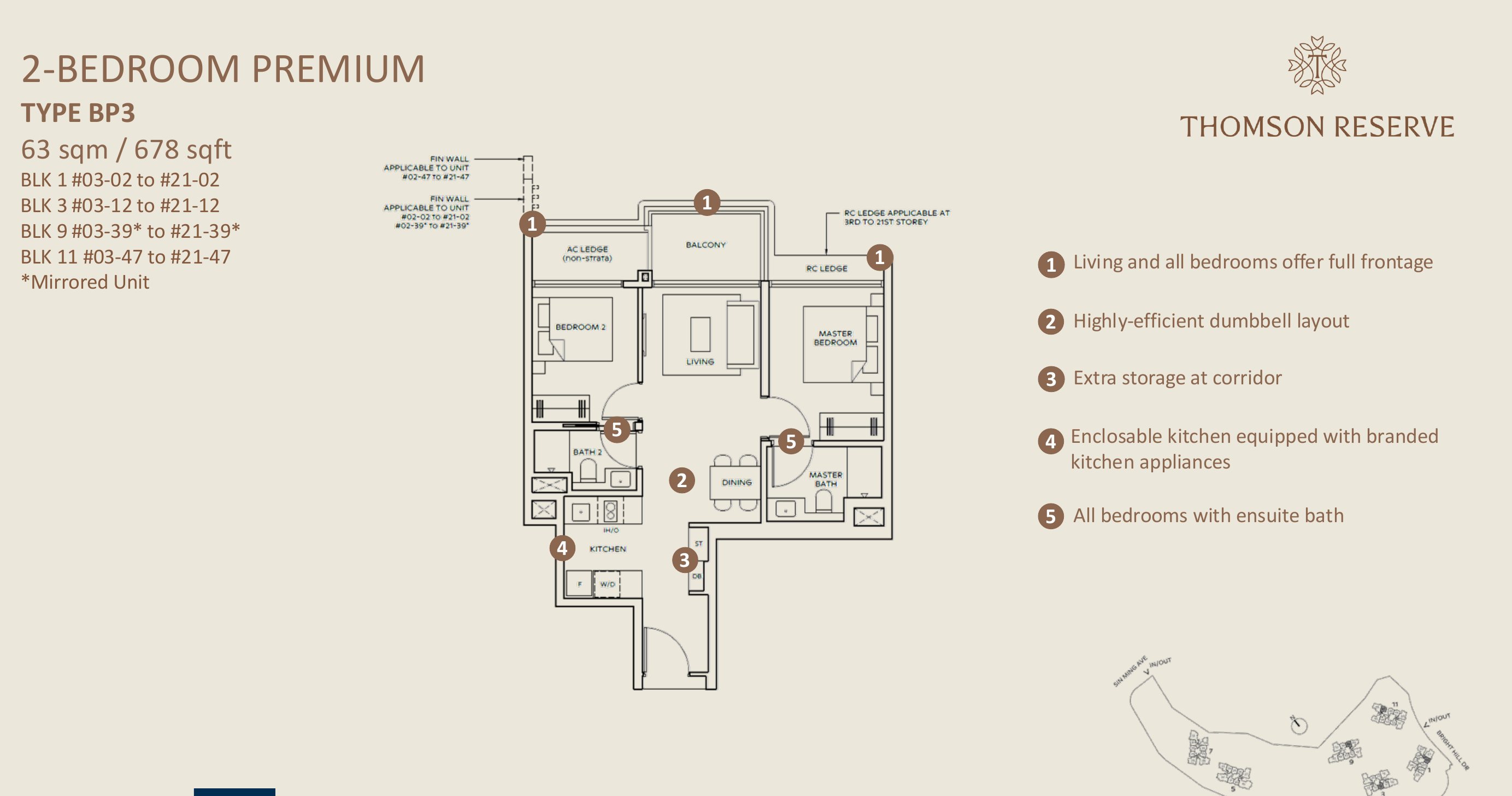 Floor plan type BP3