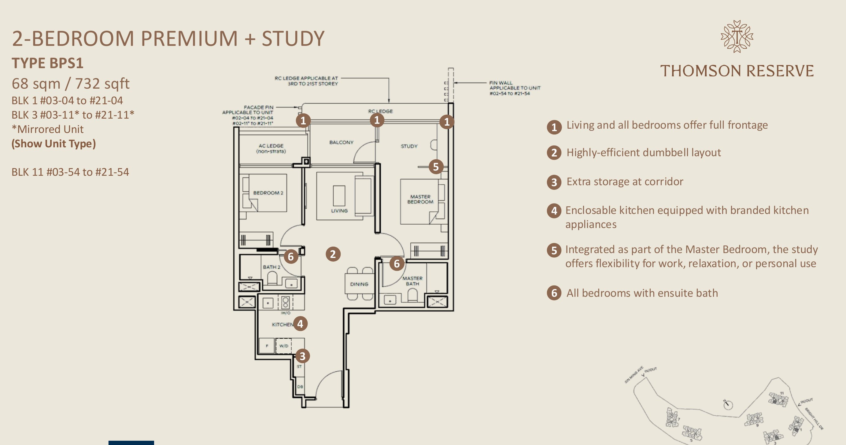 Floor plan type BPS1