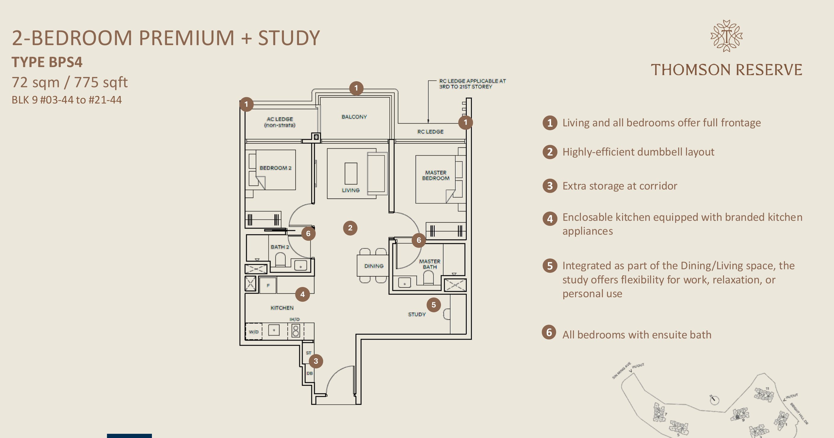 Floor plan type BPS4