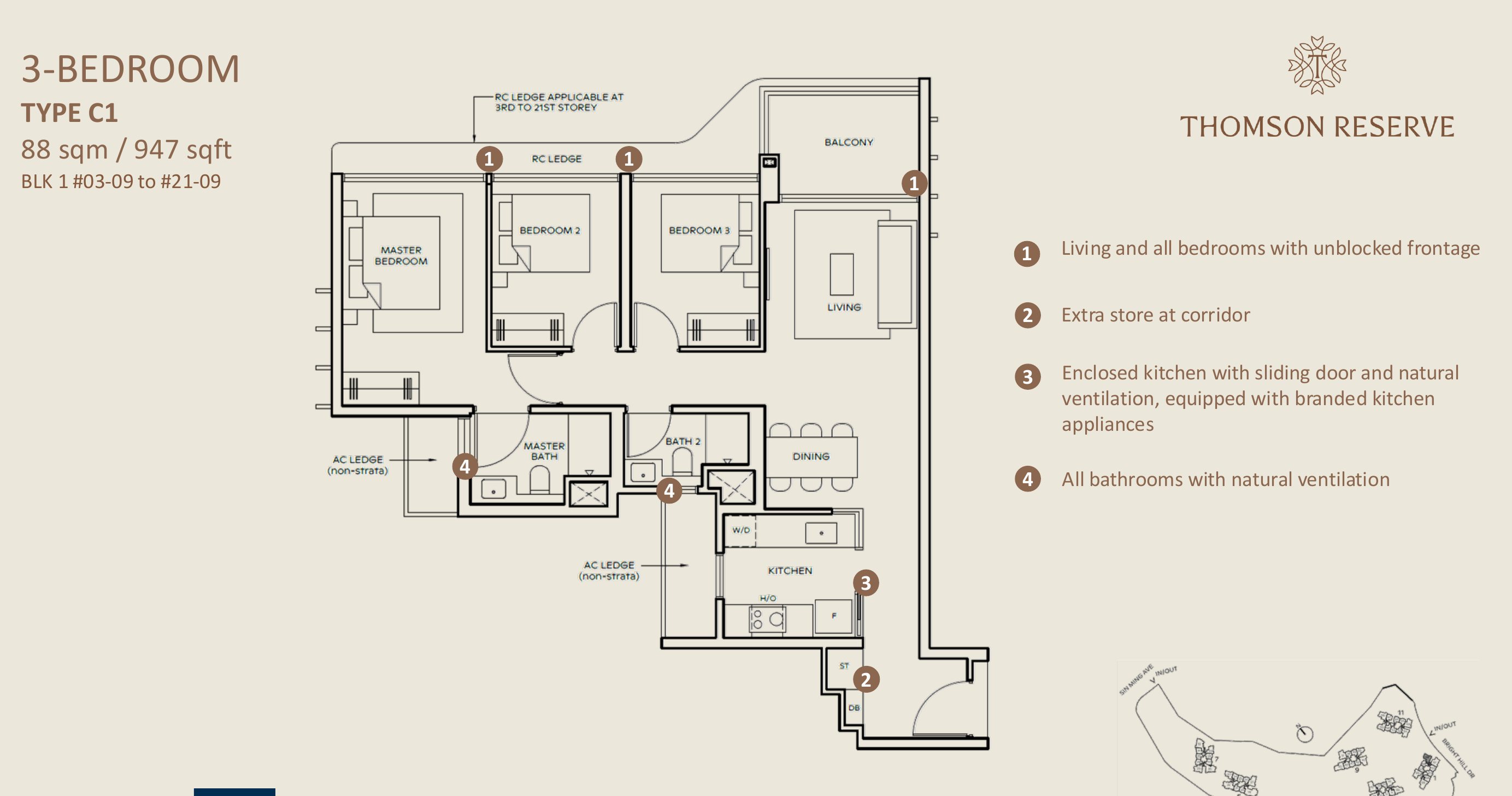 Floor plan type C1
