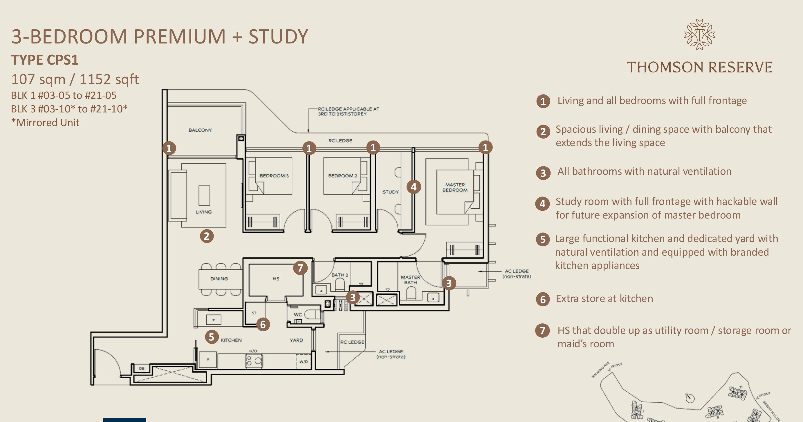 Floor plan type CPS1