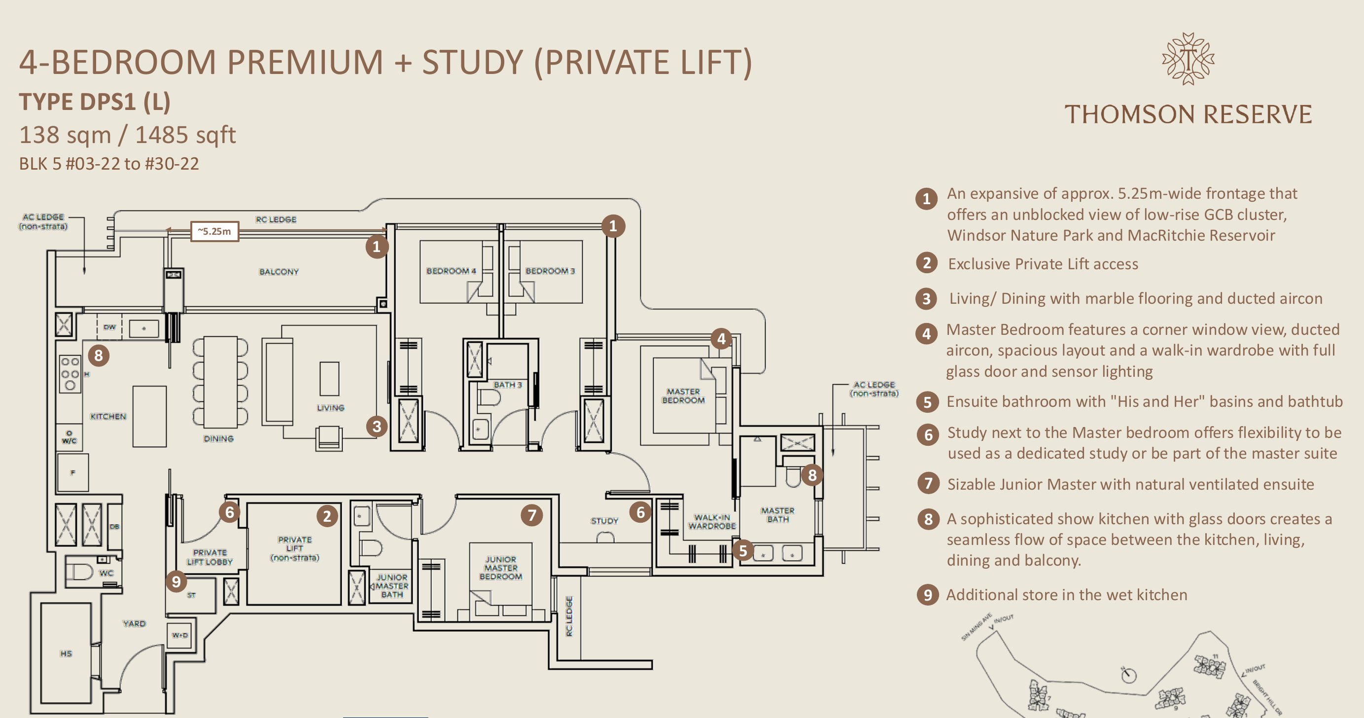 Floor plan type DPS1 (L)