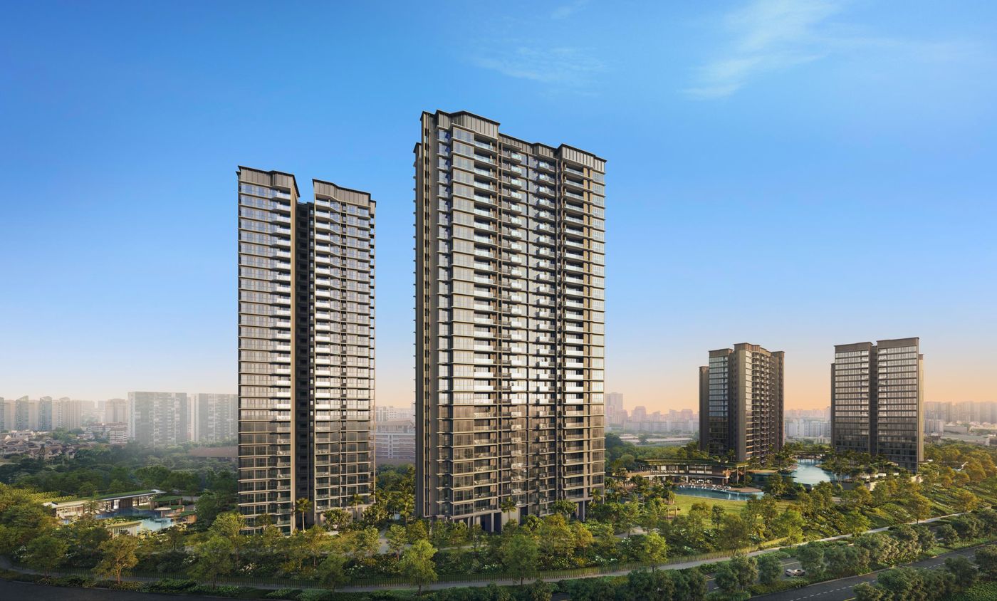Thomson Reserve towers — artist's impression